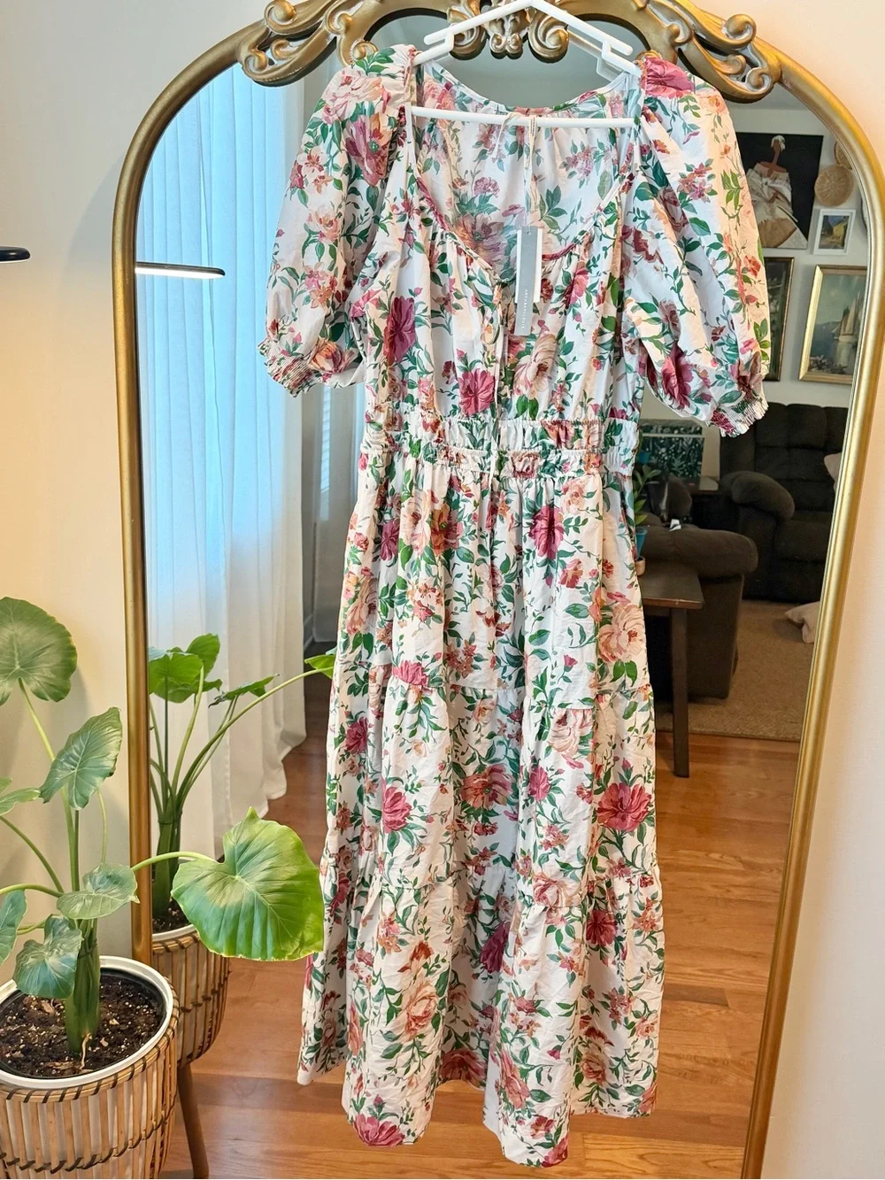 Anthropologie Somerset Puff Sleeve Maxi Dress - Picture 4 of 5